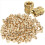 240Pcs M3X5.7-OD4.6 Thread Knurled Brass Threaded 3