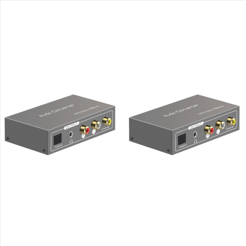 2X 192Khz Audio Converter Toslink Optical Coaxial
