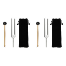 2X Aluminum Alloy Tuning Forks,512Hz Fork with Ham