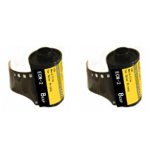 2pcs 35mm ECN-2 Color Film Negative 8EXP Camera Ro