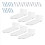 Floating Shoe Display Stand - 18 Shelf for Wall Sn 4