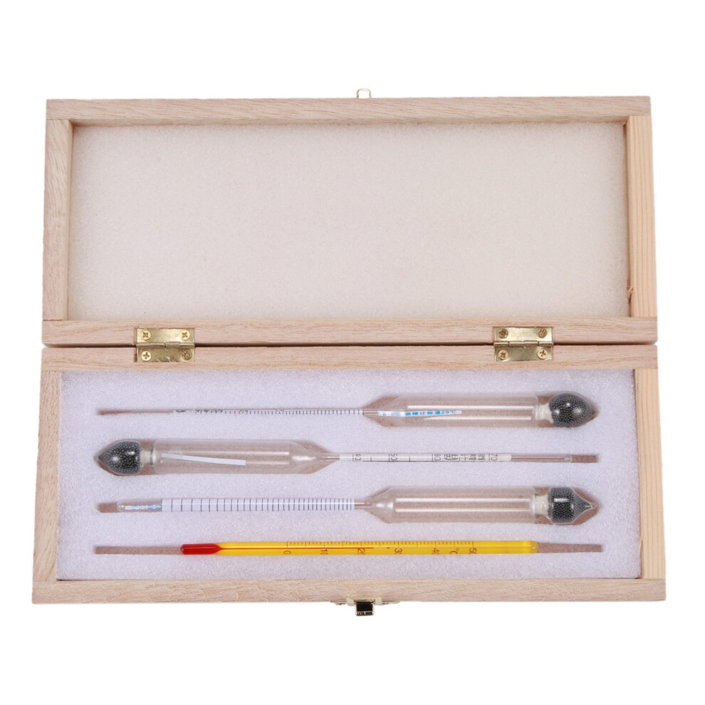 Alcohol meter Alcoholmeter alcohol detector alcohol measuring tool alcohol tester wine Hydrometer bar Set with Thermometer