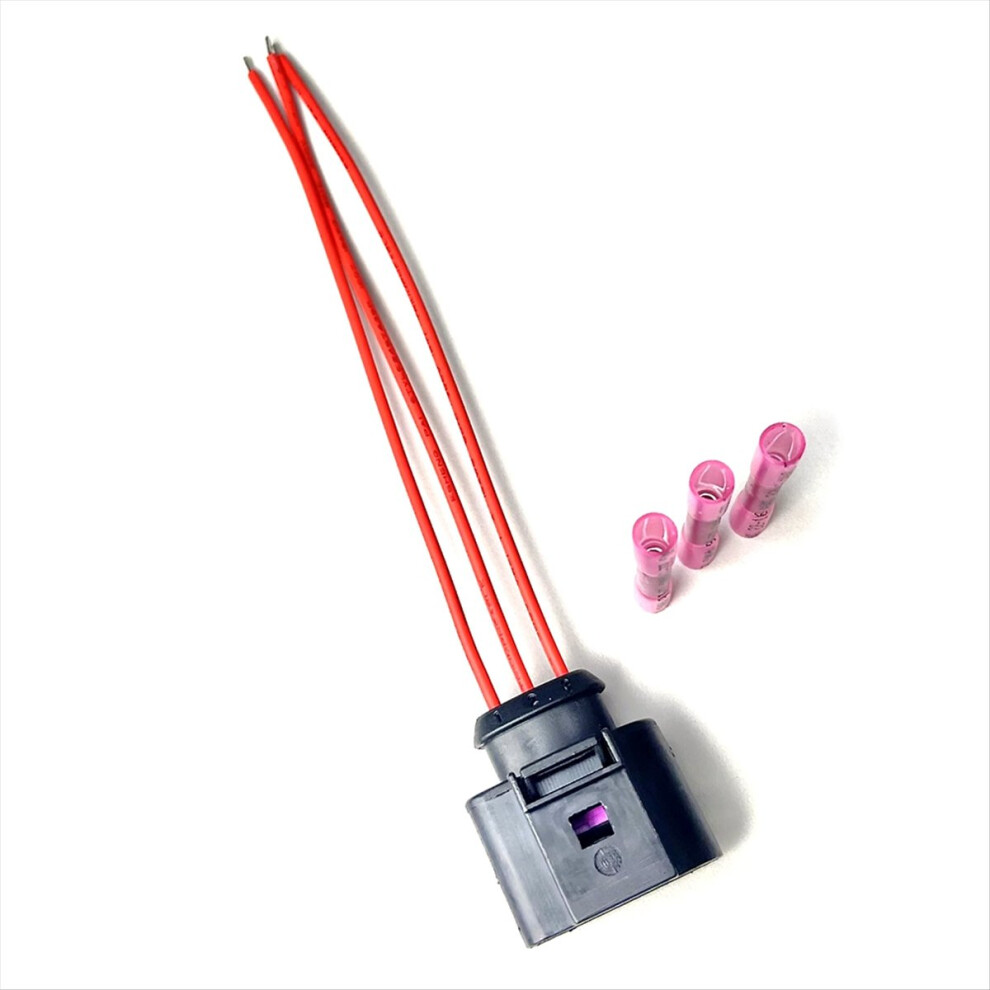 3-Pin / 3-Way Connector Water Level Sender Pigtail Repair Kit For 1J0973723, 1J0 973 723 4851586949377