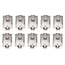 10 soportes de montaje en riel DIN para rack de equipos G3NE G3NA eléctricos para aletas SSR R99-12