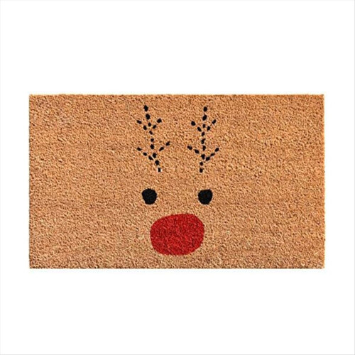Weihnachtsteppich mit Cartoon-Motiv für Eingangsbereich, Küche, Schlafzimmer oder Wohnzimmer