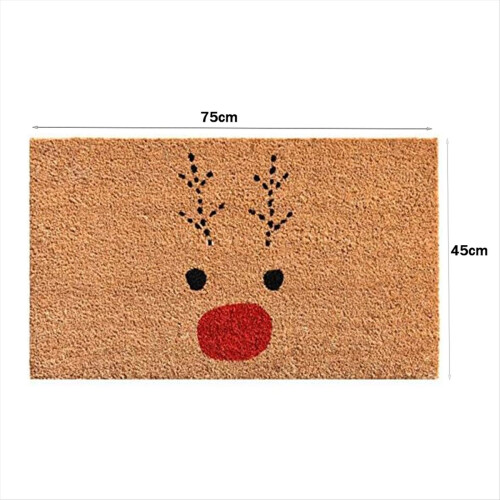 Weihnachtsteppich mit Cartoon-Motiv für Eingangsbereich, Küche, Schlafzimmer oder Wohnzimmer 1