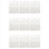 54 Pieces Drum Damper Gel Pads Silicone Drums for 1
