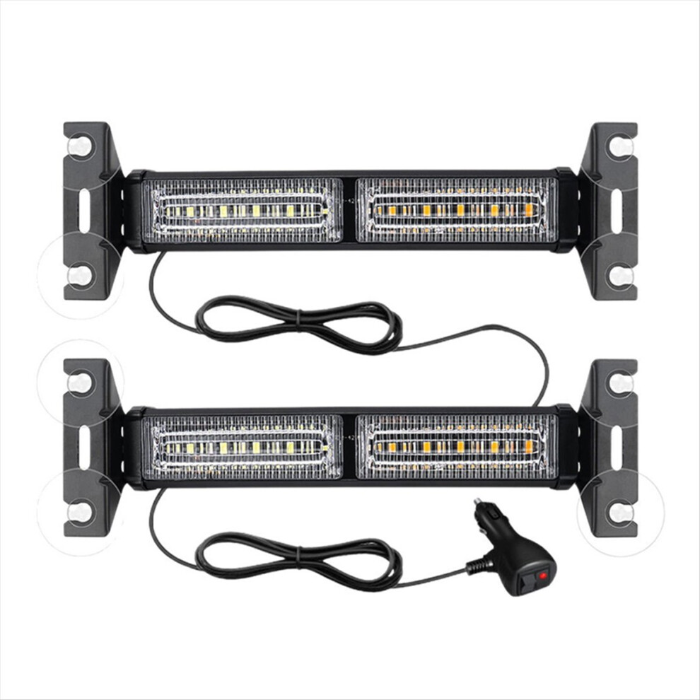 Led Emergency Strobe 18 Flashing Car Warning Safety Windshields 12-30V For Car Atv Utv Truck Light 4851586953800