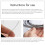 10X Four-Sided Steel Wire Windshield Rope Removal 5