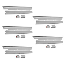 5x Chrom-Frontgrill-Zierleisten für Spacia Custom MK53S Autozubehör
