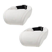 2X Car Seat Headrest Neck Pillow Comfortable Memory Foam for Model x Y S 3 Accessories White