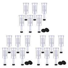 Airlock Set for Fermentation, 60 Pieces Silicone Grommets and 18 Pieces Plastic Airlock for Preserving, Brewing