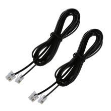 2x RJ11 6P4C telefónny kábel pre ADSL modem, 2 metre