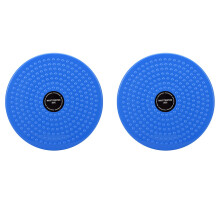 2x Fitness-Taillendrehscheibe Balanceboard für Bodybuilding, Blau