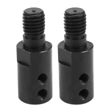 2Pcs M10 8 mm Dc Motor Shaft Drill Adapter for Saw Blade Connection Coupling Joint Connector Coupler Sleeve Tools