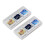 2X Clear 6 in 1 Game Card Storage Case Box for XL LL 1