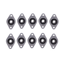 10 piezas KFL08 8 mm de diámetro, carcasa de cojinete de aleación de zinc FL08 K08, cojinete de bloque de almohada