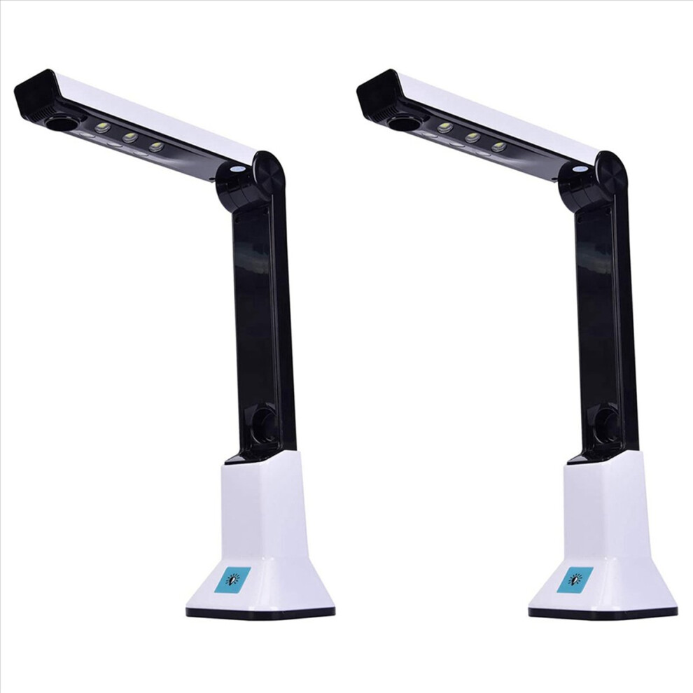 2X Document Camera For Teachers, Portable Usb Document Camera Scanner With Stand 8Mp Hd A4 Format Cam Photo Scanner 4853137780606