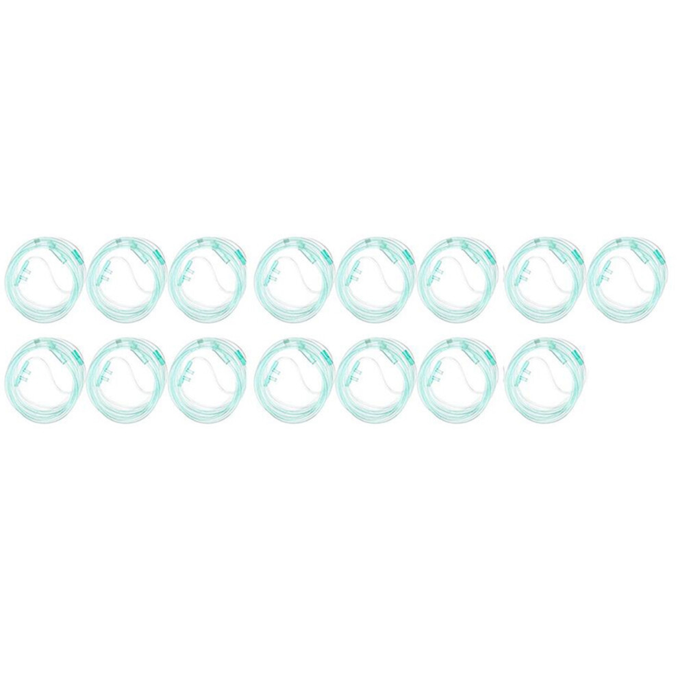 15Pcs Oxygen Cannulas 2 Meters Nasal Cannula Soft Nasal Oxygen Tubing O2 Cannula For Adults 4853137793729