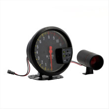 Tacómetro de 5 pulgadas para coche, 11 000 K, 7 colores, 12 V, electrónico universal, modificado, color negro