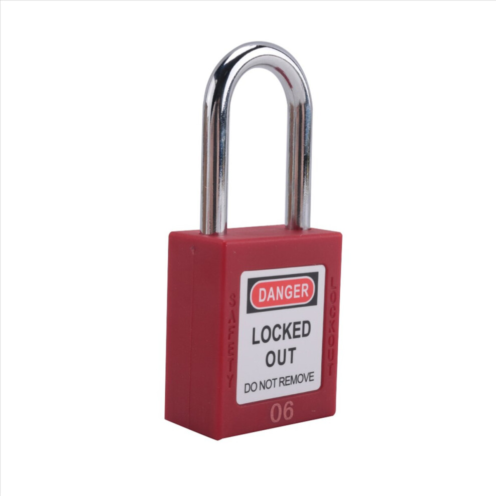 10 Red Lockout Tagout Locks With 10 Lock Out Tag Out Tags, Keyed Different,Compliant Safety Locks(Red,Keyed Different) 4853137704725