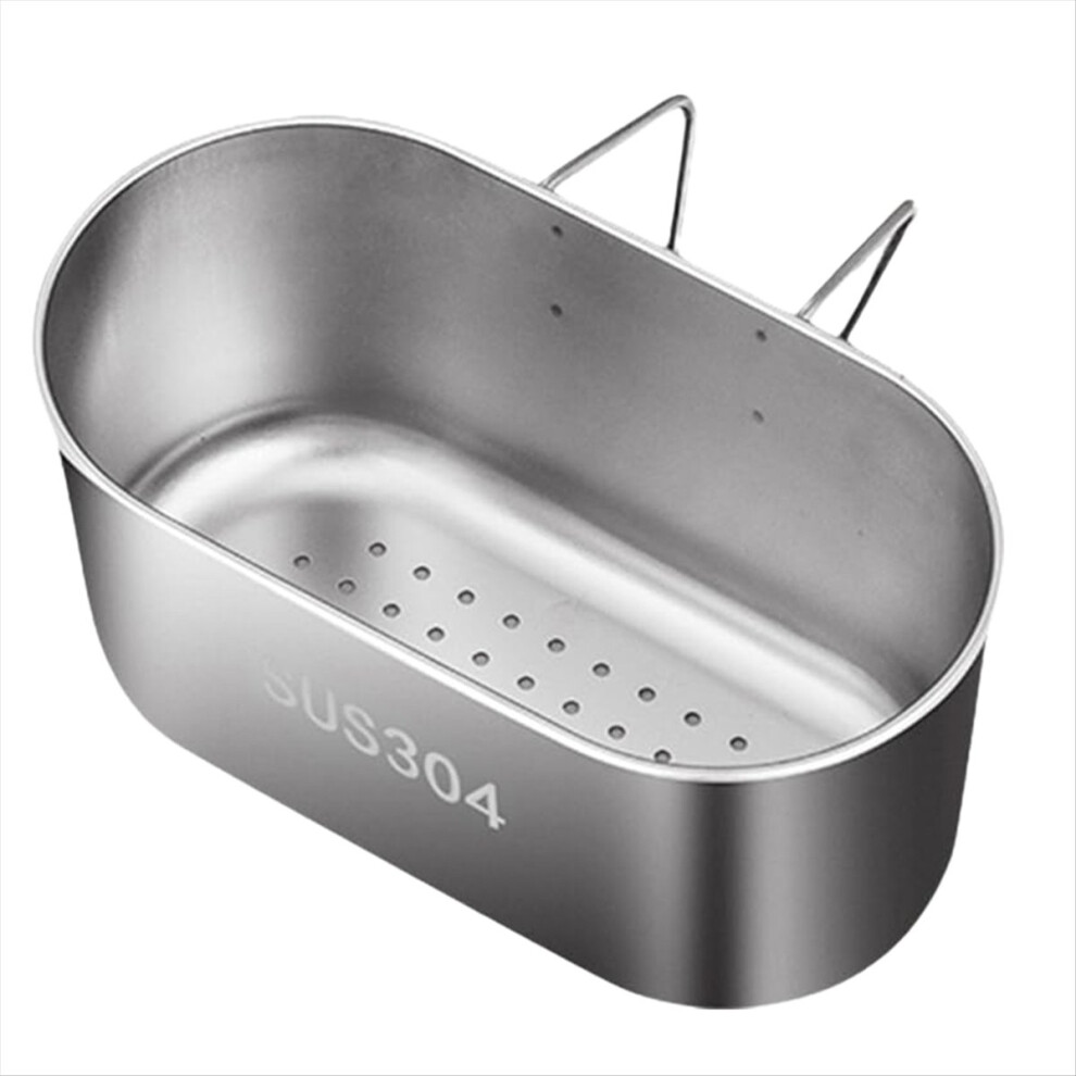Stainless Steel Drain Basket,Sink Organiser,Stainless Steel Sink Filter Tray,Filter Basket,Drain Rack,Soap Box Organiser 4853137795051