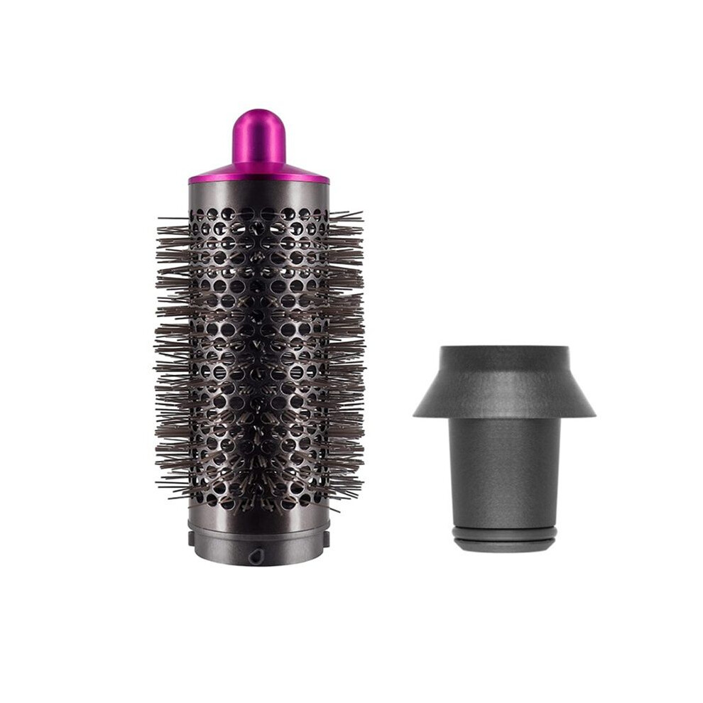 Cylinder Comb and Adapter for Styler / Supersonic Hair Dryer Accessories,Curling Hair Tool,Rose Red & Gray