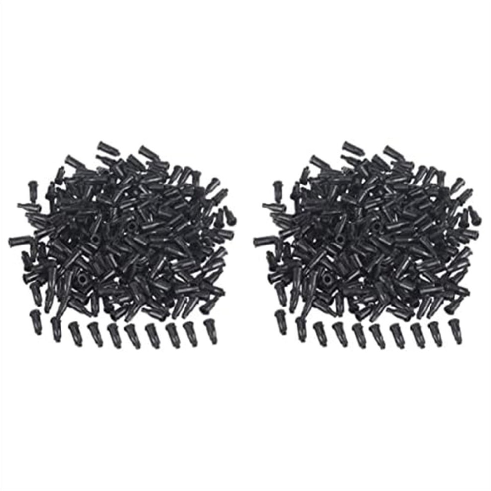 250Pcs Tip Caps For Luer Lock, Black Dispensing Needle Tip Cap Caps Plug For Sliding Tip 4852463375036