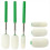 Telescoping Pottery Sponge Ceramic Shaping Tool,Telescoping Sponge Stick with Replacement Heads for Cleanup and Removing 1