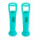 2Pcs Silicone Case for PartyBox Wireless Microphone Anti-Rolling Protective Case with Base Microphone Case Green 2