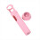 2Pcs Silicone Case for PartyBox Wireless Microphone Anti-Rolling Protective Case with Base Microphone Case Pink 1