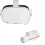 VR Headset Battery Pack Slim Design Type-C Rechargeable 5000mAh Extended Power A9 7