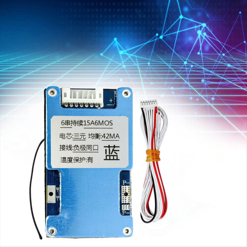 Μπαταρία λιθίου 18650 LMO 6S 22.2V 15A Li-Ion, τριαδική, με προστασία φόρτισης και ισορροπίας, 2