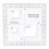 Coordinate Scale Practical Transparent Topographical Map Scale Navigation Protractor 1