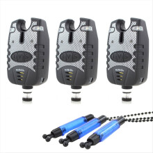 Carp Fishing Accessories Bite Alarm Indicator Fishing Bell with Swinger Night Light Volume Tone Sensitivity