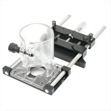 Slotted Bracket Woodworking Desktop Chute Guide Making Tool Workbench Adjustable Linear Guide Rail Slotting Template
