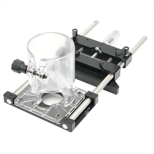 Slotted Bracket Woodworking Desktop Chute Guide Making Tool Workbench Adjustable Linear Guide Rail Slotting Template