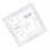 Coordinate Scale Practical Transparent Topographical Map Scale Navigation Protractor 5