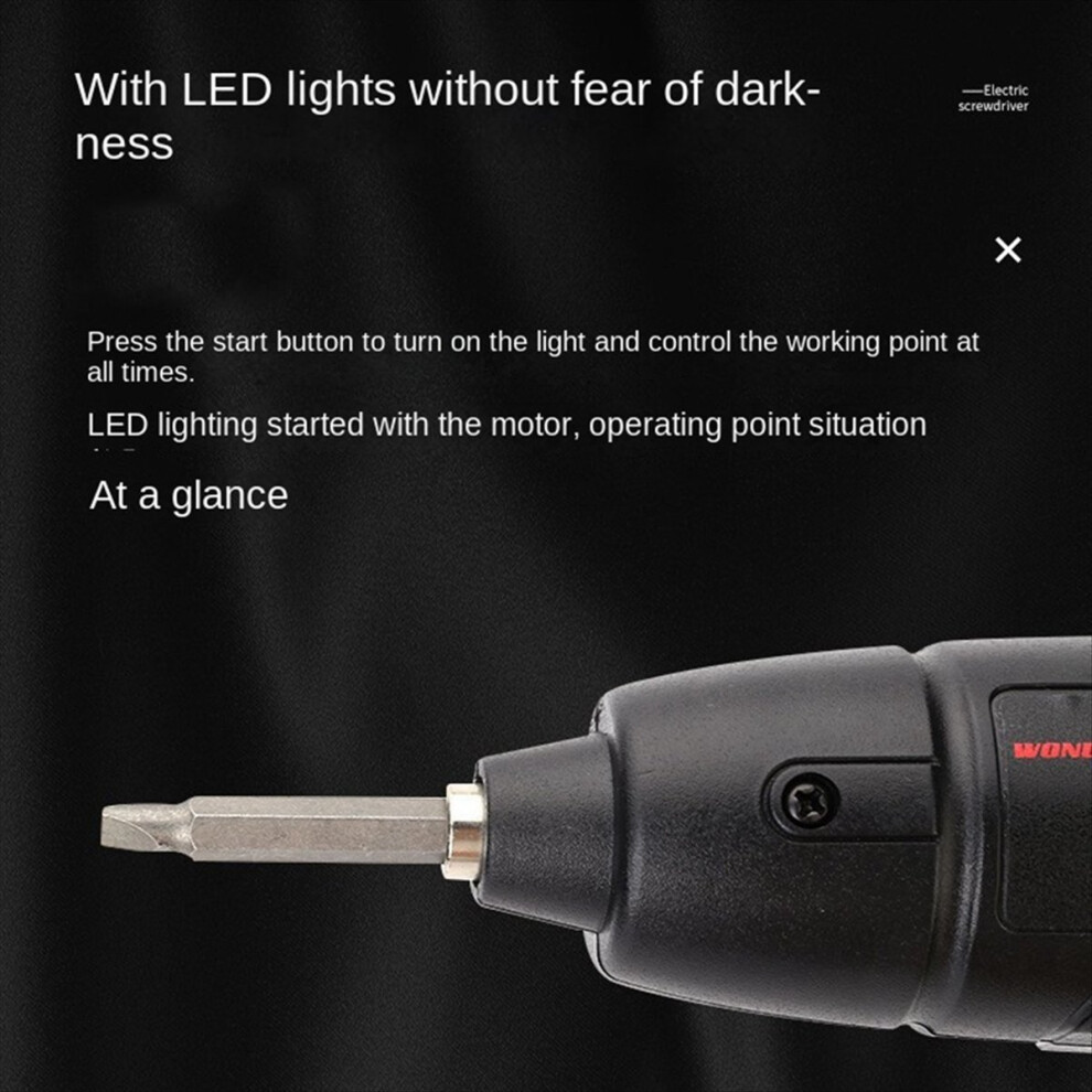 Household Electric Screwdriver Rechargeable Cordless Impact Drill Mini Cordless Electric Drill Screwdriver Set 4852423579542