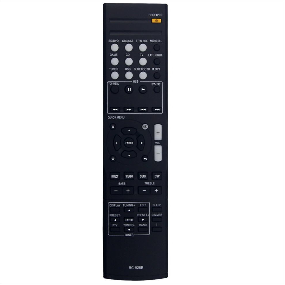 Replace Rc-928R Remote Control For Av Receiver Tx-Sr353 -395 Tx-Sr373 Ht-S3900 Ht-S3800 4852423525907