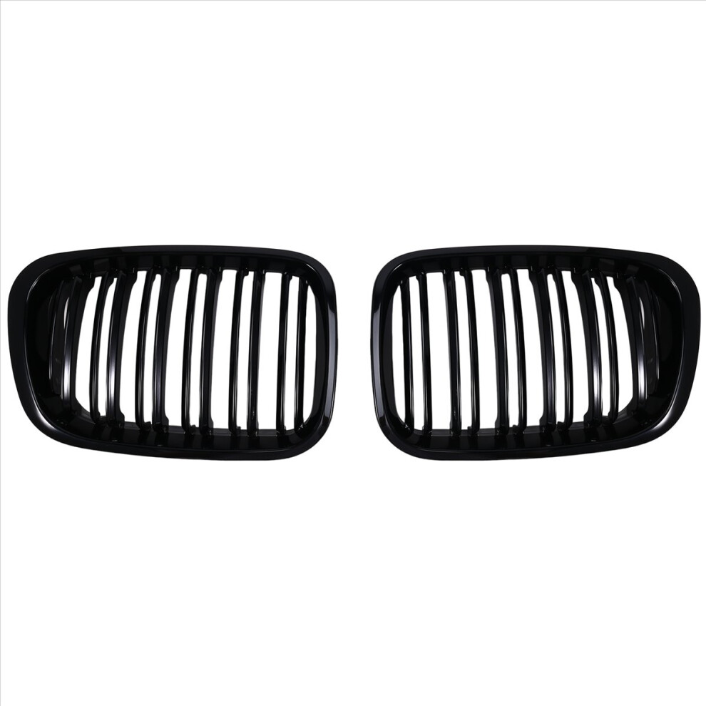 Car Front Kidney Grille Sport Racing Grills For E46 4 Door 1998-2001 Bumper Hood Mesh Air Vent Radiator Cover 4852423560823