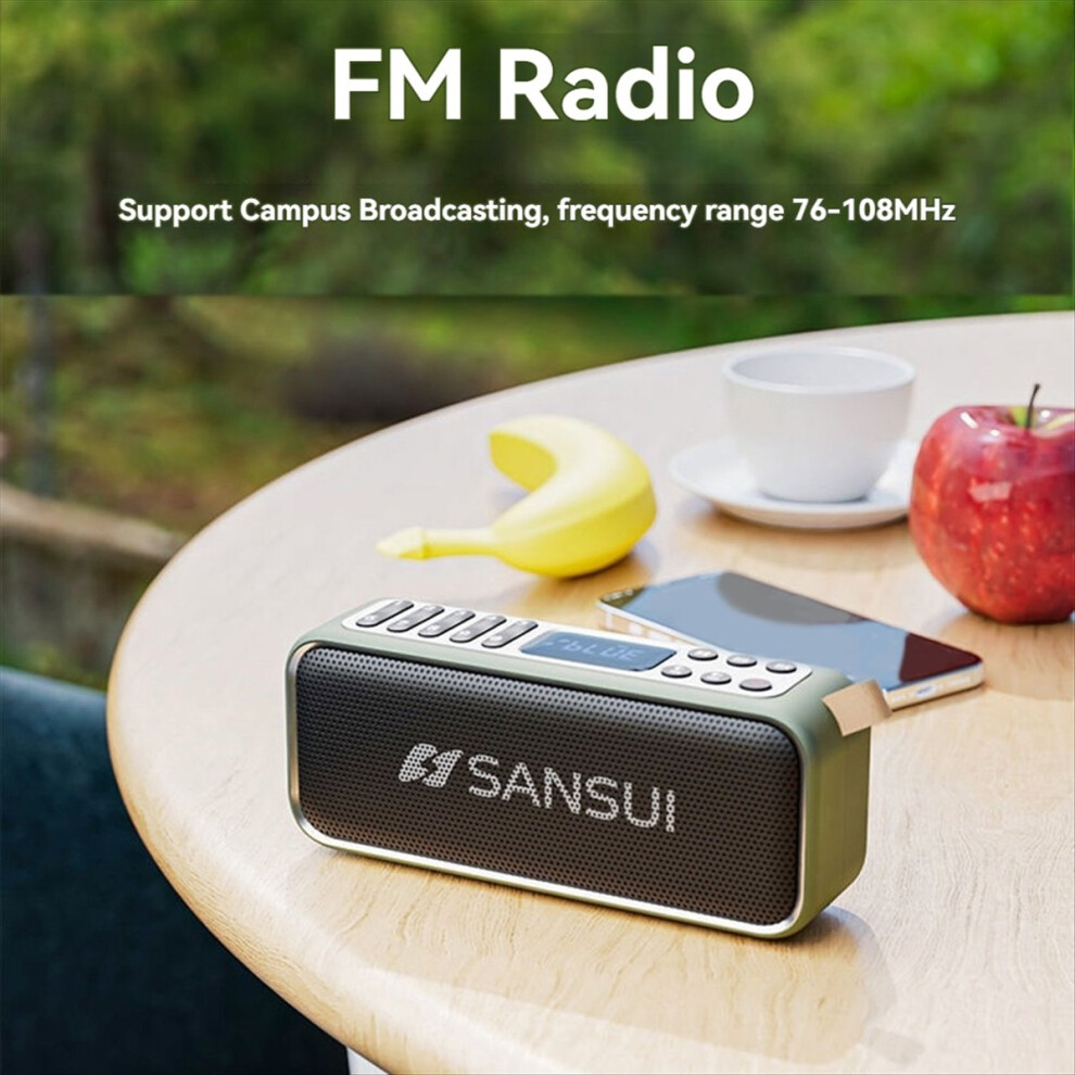 Retro Bluetooth Speaker, Portable Mini Vintage Stereo, Heavy Hd Sound, Handsfree Call, Tf Card Support, Black 4852423519937