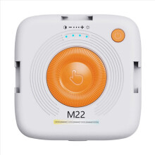 M22 Magnetische LED-Selfie-Leuchte mit Clip für Smartphones, zwei Farbtemperaturen, tragbar, für Outdoor-Fotografie, Weiß