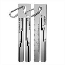 Metal 4/09 Shingle Gauge with Carabiner, House Roof Shingle Measuring Tool, Roof Pitch Gauge Roofing Tools 2PCS