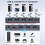 USB3.2 Switcher KVM Switch Shared Controller Adapter 10Gbps Rate Fit Computer Laptop Mouse Keyboard Share 4 USB Ports 4