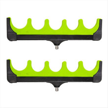 2Pcs 5-Hole Fishing Brackets Sea Poles EVA Universal -Bar Brackets Large Poles Chajia