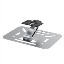 Foldable Projector Stand Desk, Wall and Ceiling Mount Bracket with 180-Degree Rotation for Home Theater Projector Silver