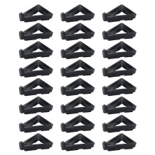 24 soportes para macetas transpirables para exteriores, apilables, para flores