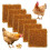 6Pcs Washable Chicken Nesting Pads,Chickens Nesting Pads Artificial Grass Rug Reusable Hens Nest Boxes Pad 1