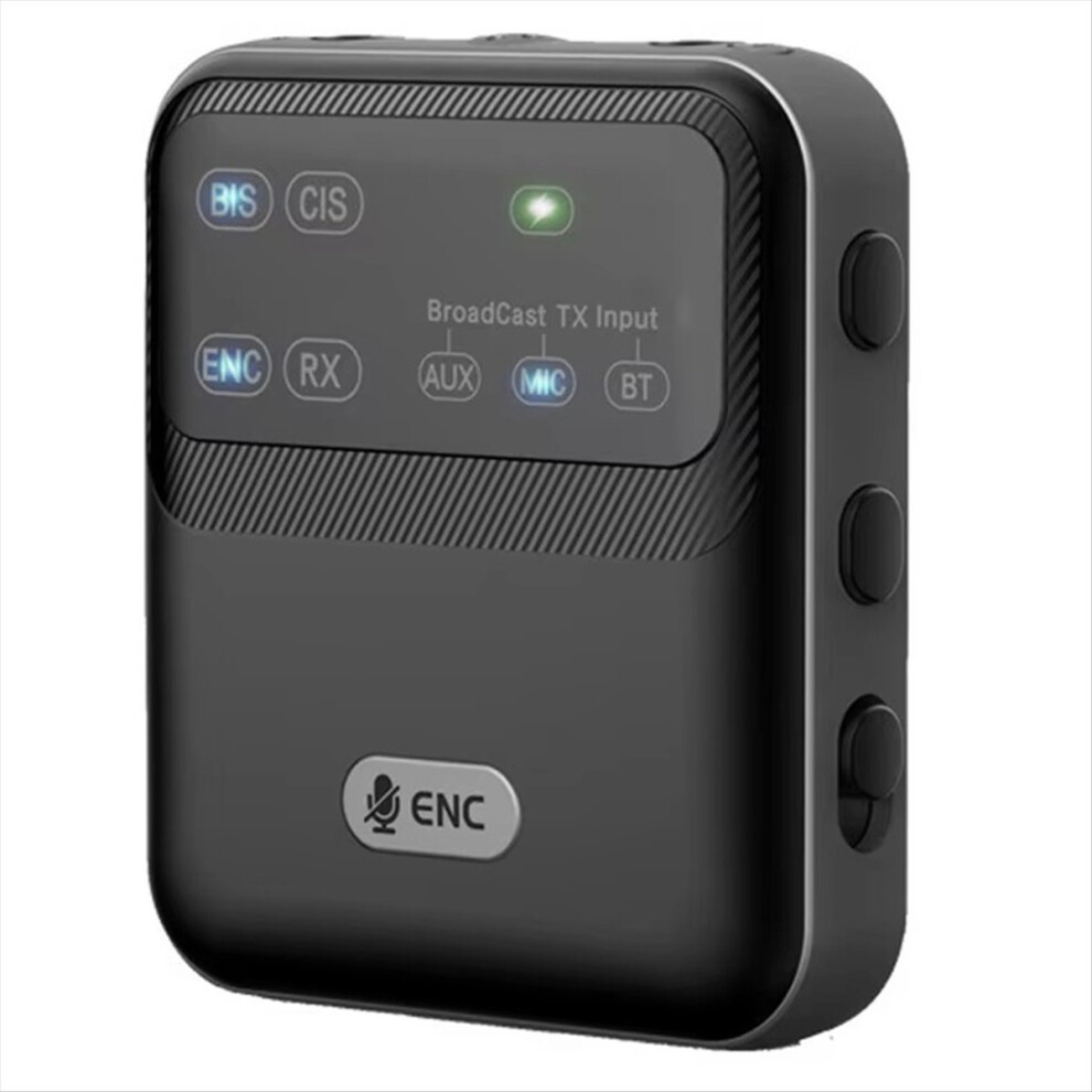 Upgrade Bluetooth 6.0 Audio Receiver Transmitter Enc Wireless Broadcast One With Multiple Audio System With Mic 4852423533179